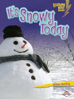 cover image of It's Snowy Today